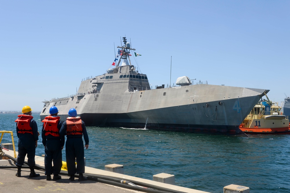 USS Coronado (LCS 4) Returns to Homeport