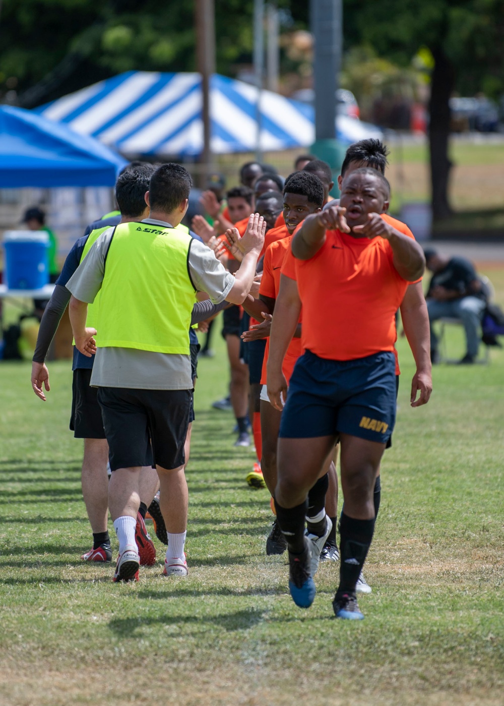 U.S. Navy and Republic of Korea Navy Soccer Match RIMPAC 2022