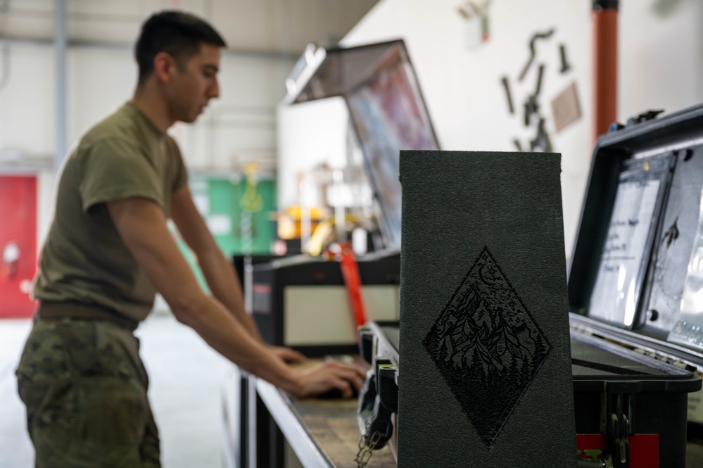 Innovating inventory processes: 386th maintainers laser cut toolkits