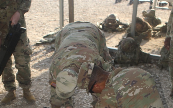 252nd QM weapons training
