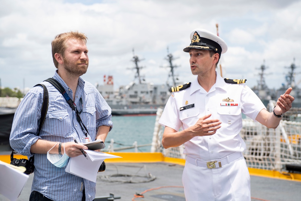 HMCS Winnipeg RIMPAC 2022 Interview