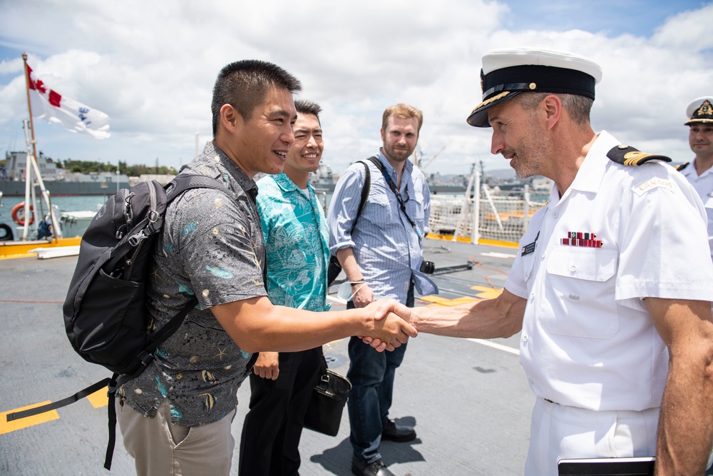 HMCS Winnipeg RIMPAC 2022 Interview