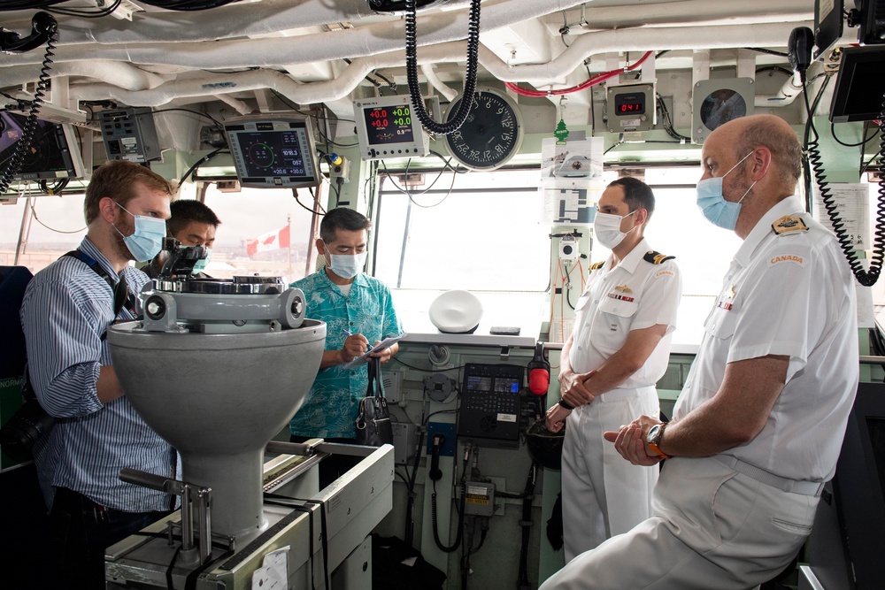 HMCS Winnipeg RIMPAC 2022 Interview