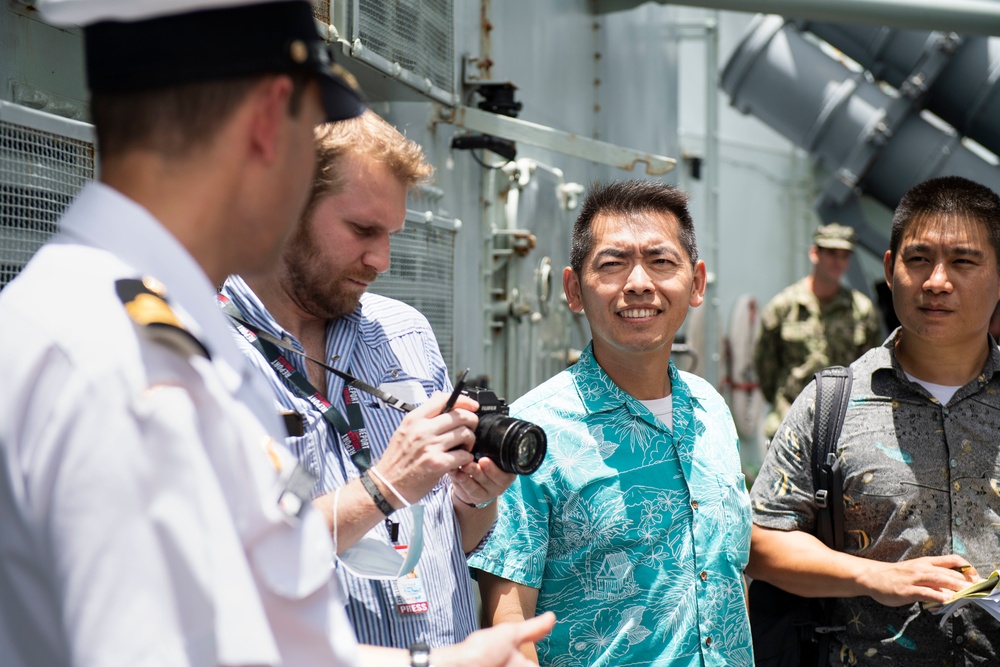 HMCS Winnipeg RIMPAC 2022 Interview
