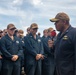 Sailors Aboard USS Dewey (DDG 105) Conduct Awards Quarters