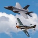 F-35 Demo Team practices heritage flight before Hill AFB Air Show