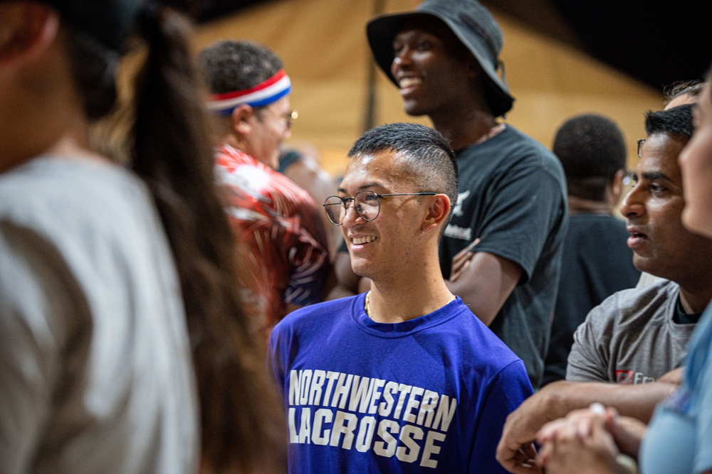 Deployed service members kick back to celebrate our Independence