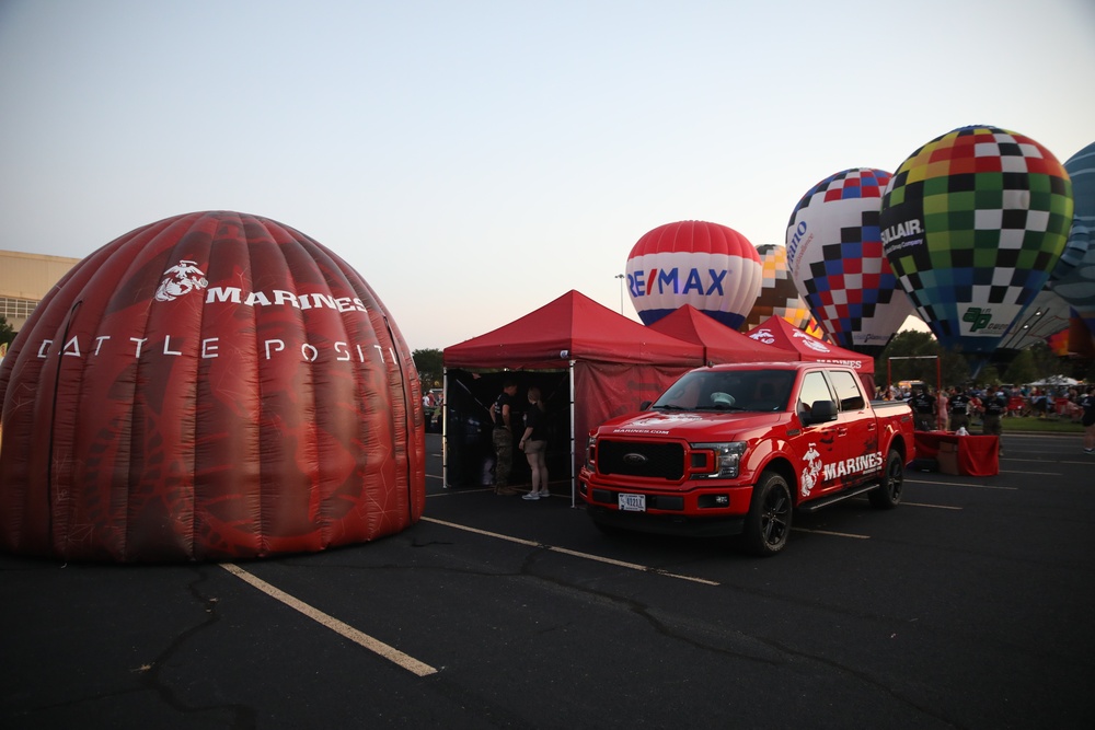 U.S. Marine Corps Recruiting Station Baton Rouge attends Bossier City's Red River Balloon Rally