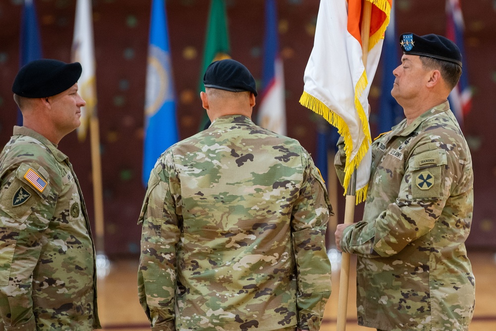 1st Theater Signal Brigade Change of Command Ceremony