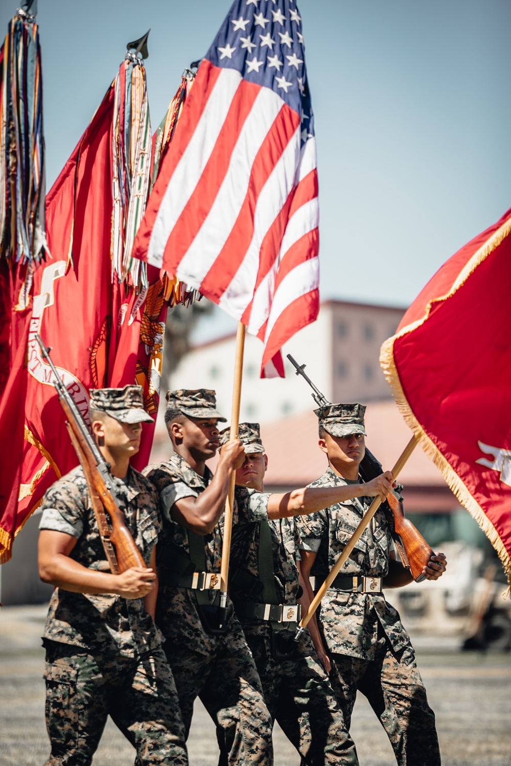 1st Marine Division Change of Command