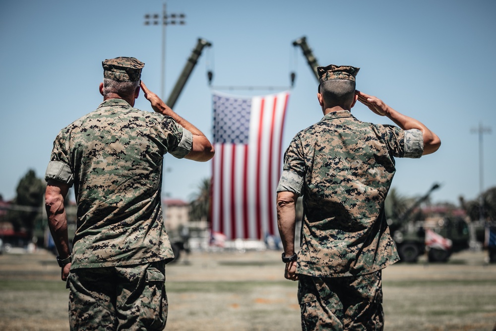 1st Marine Division Change of Command