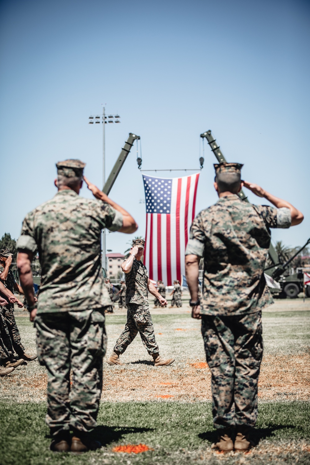 1st Marine Division Change of Command