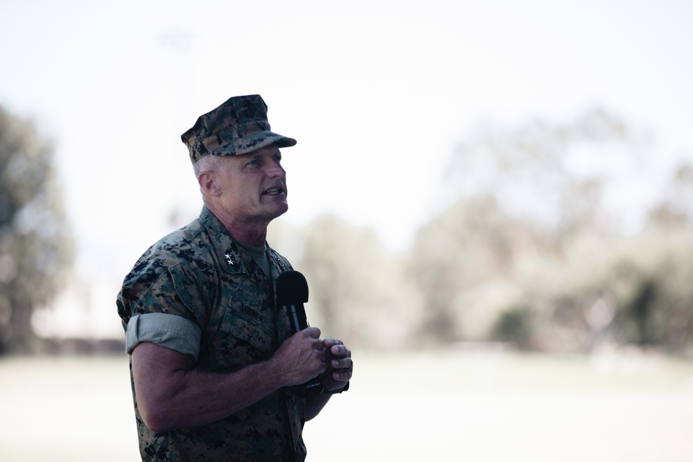 1st Marine Division Change of Command