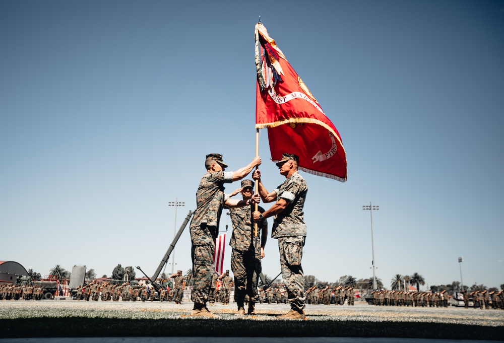 1st Marine Division Change of Command