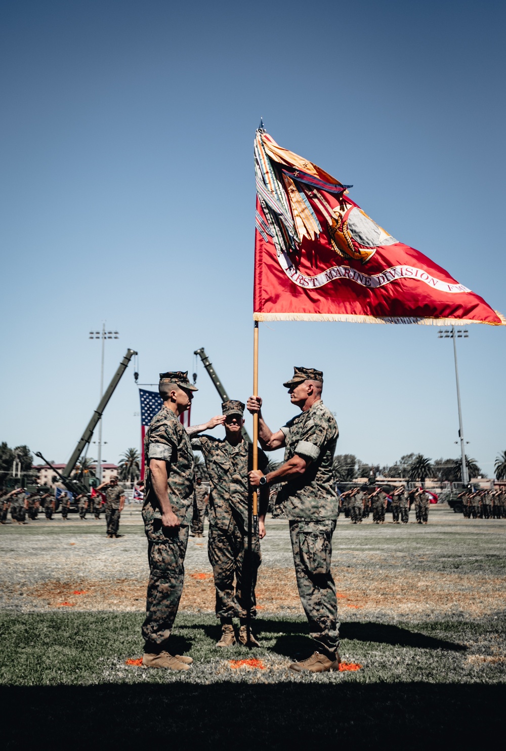 1st Marine Division Change of Command