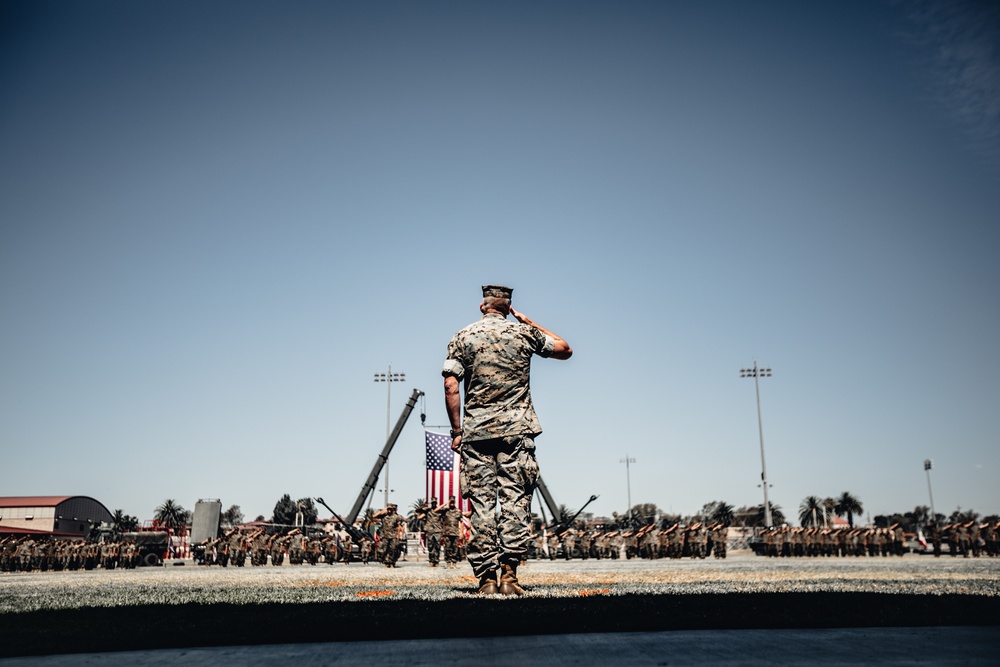 1st Marine Division Change of Command