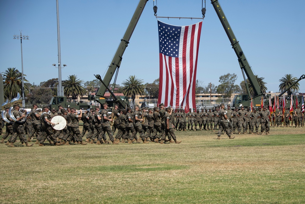 1st Marine Division Change of Command