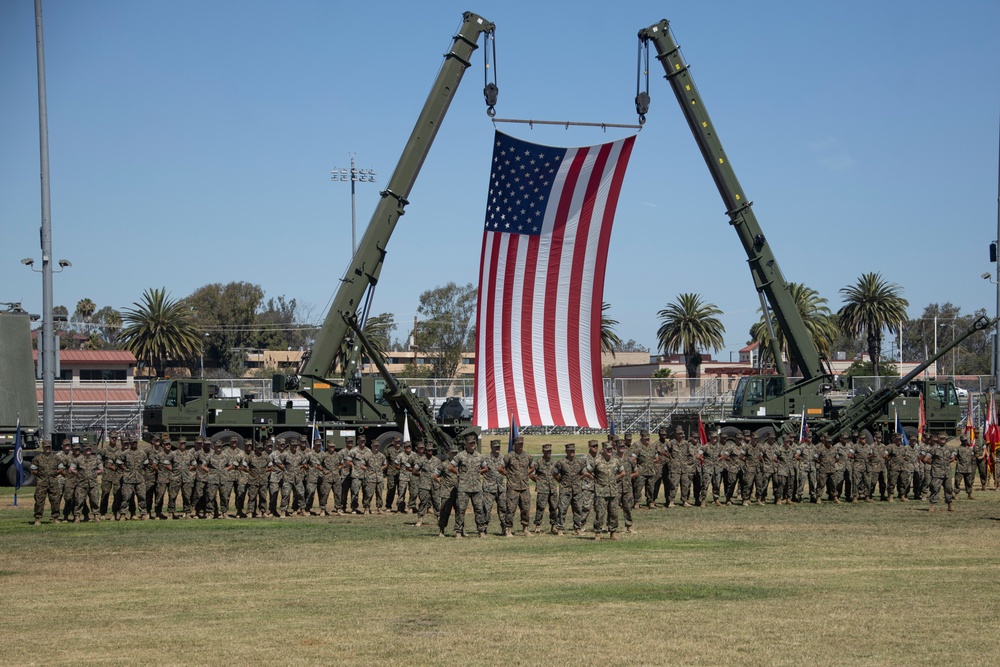 1st Marine Division Change of Command