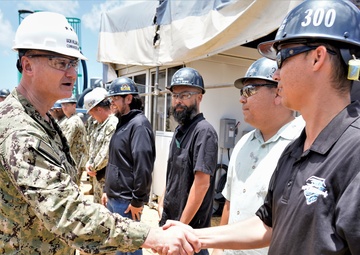 Naval Sea Systems Command Visits Pearl Harbor Naval Shipyard