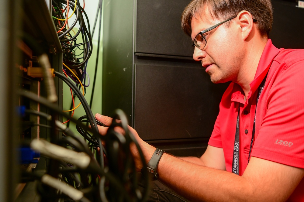 NSWC Corona Technicians prepare the USS Fitzgerald for PACDRAGON 2022