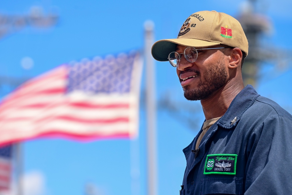 NSWC Corona Technicians Prep USS Fitzgerald for Pacific Dragon 2022