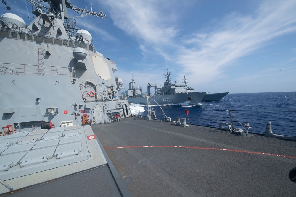 DVIDS - Images - Multinational Ships Conduct Fueling-at-Sea during ...