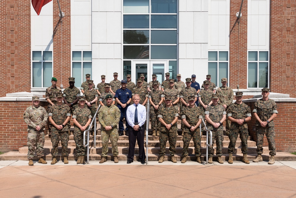 Marine Corps University School of Advanced Warfighting visits MARFORCOM