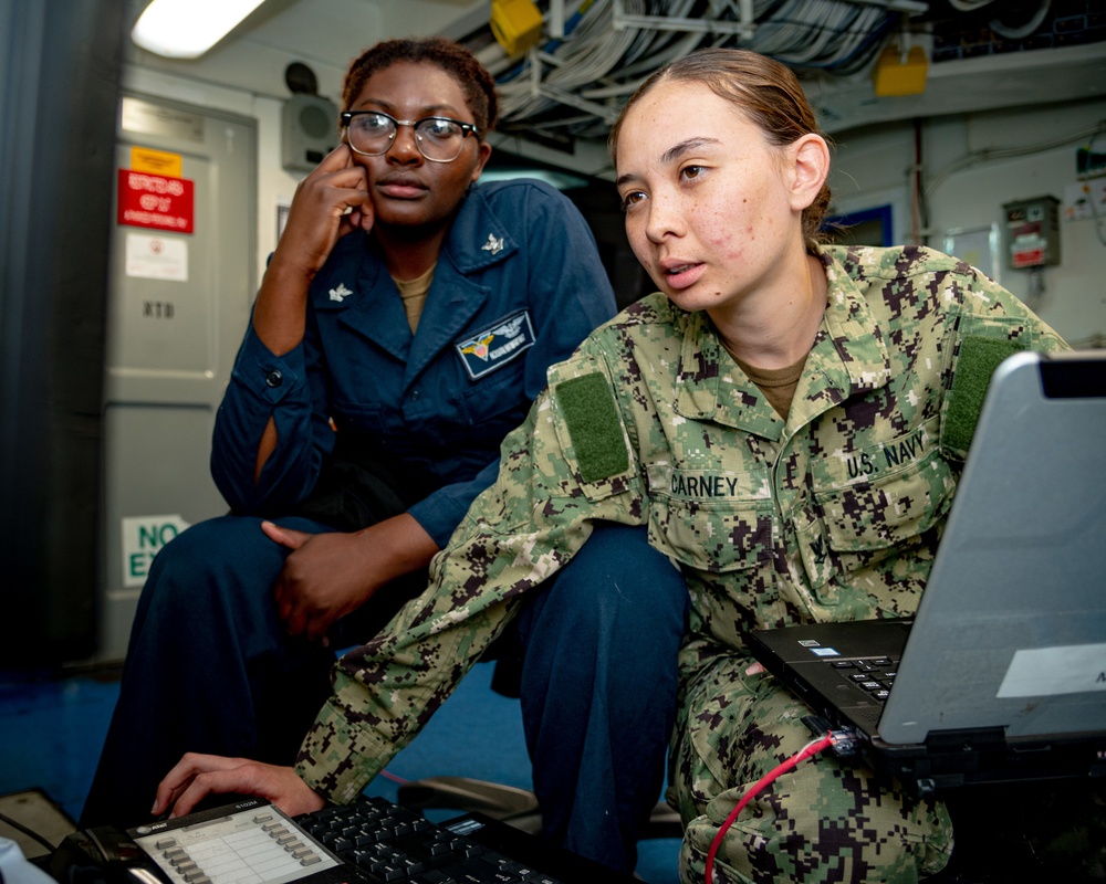 Sailors Serve Aboard USS Carl Vinson