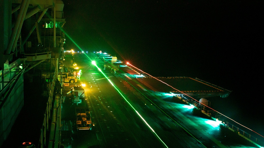 Knight Flights: Low-light flight operations aboard USS Tripoli