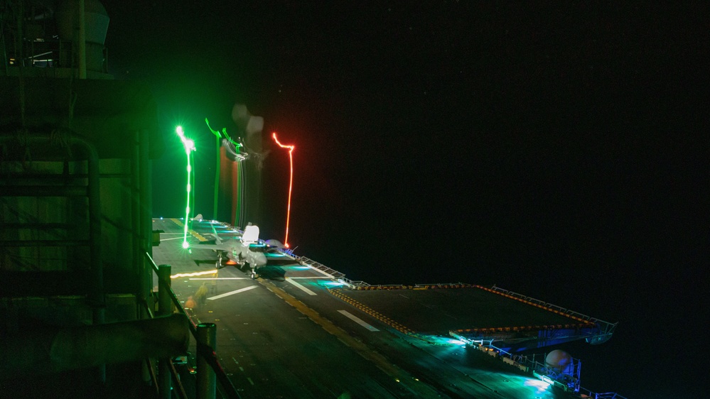 Knight Flights: Low-light flight operations aboard USS Tripoli
