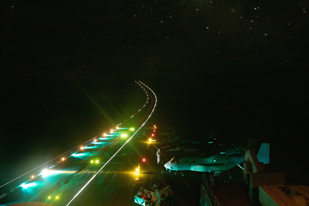 Knight Flights: Low-light flight operations aboard USS Tripoli