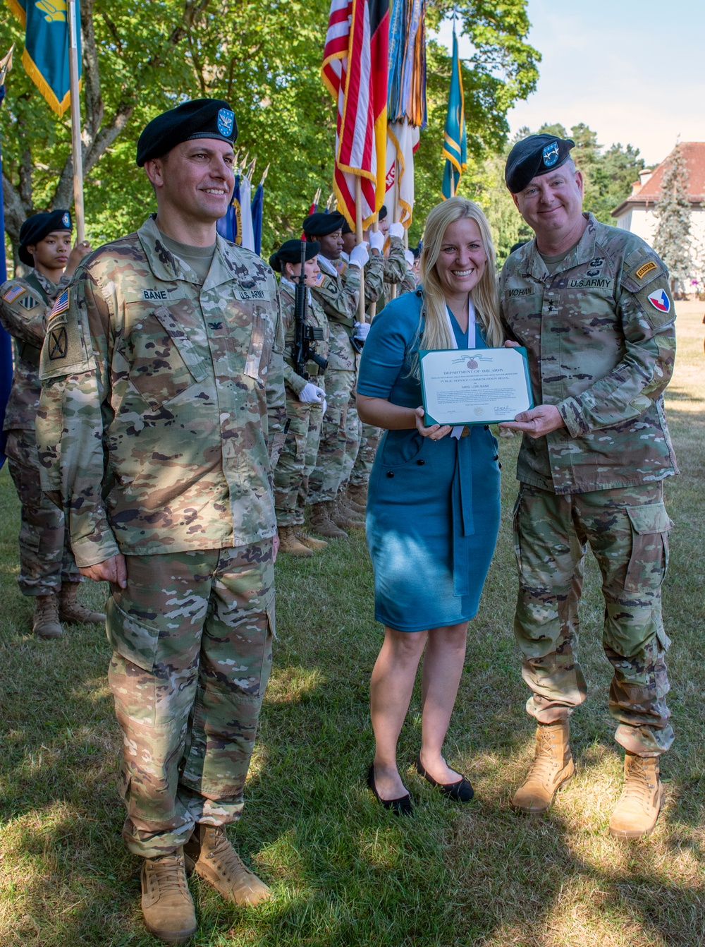 405th AFSB ceremony marks change in leadership for ASC support to Europe, Africa