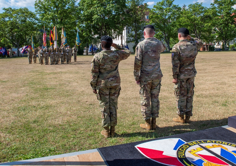 405th AFSB ceremony marks change in leadership for ASC support to Europe, Africa