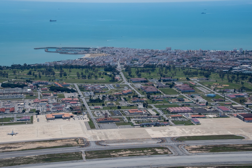 Aerial of Naval Station Rota