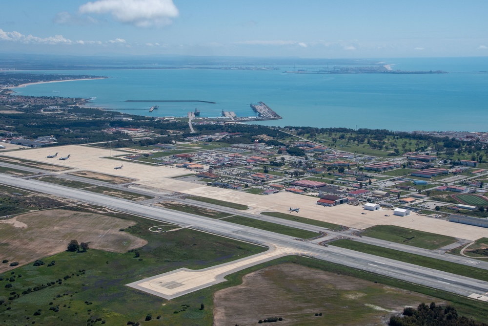 Aerial of Naval Station Rota