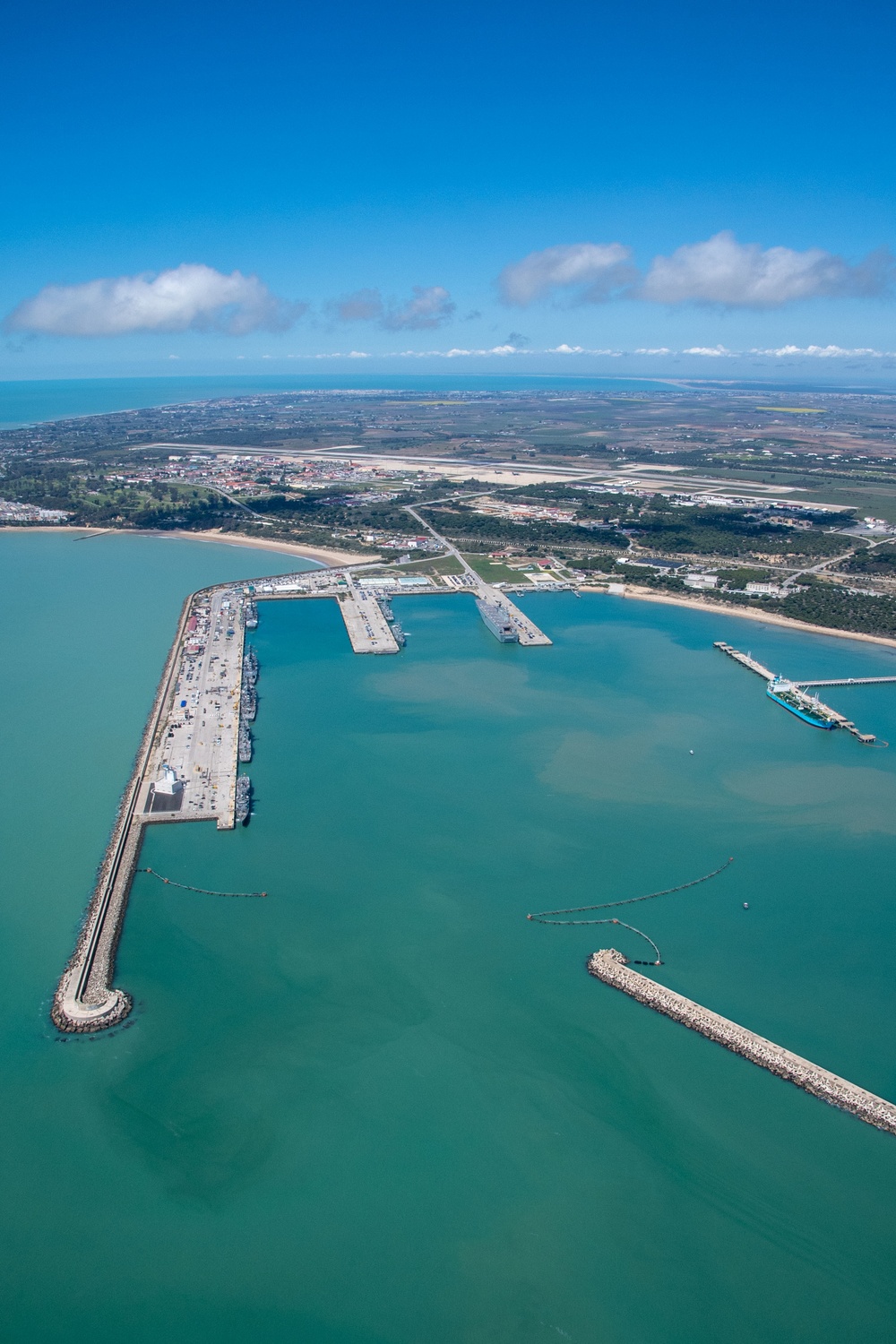 Aerial of Naval Station Rota