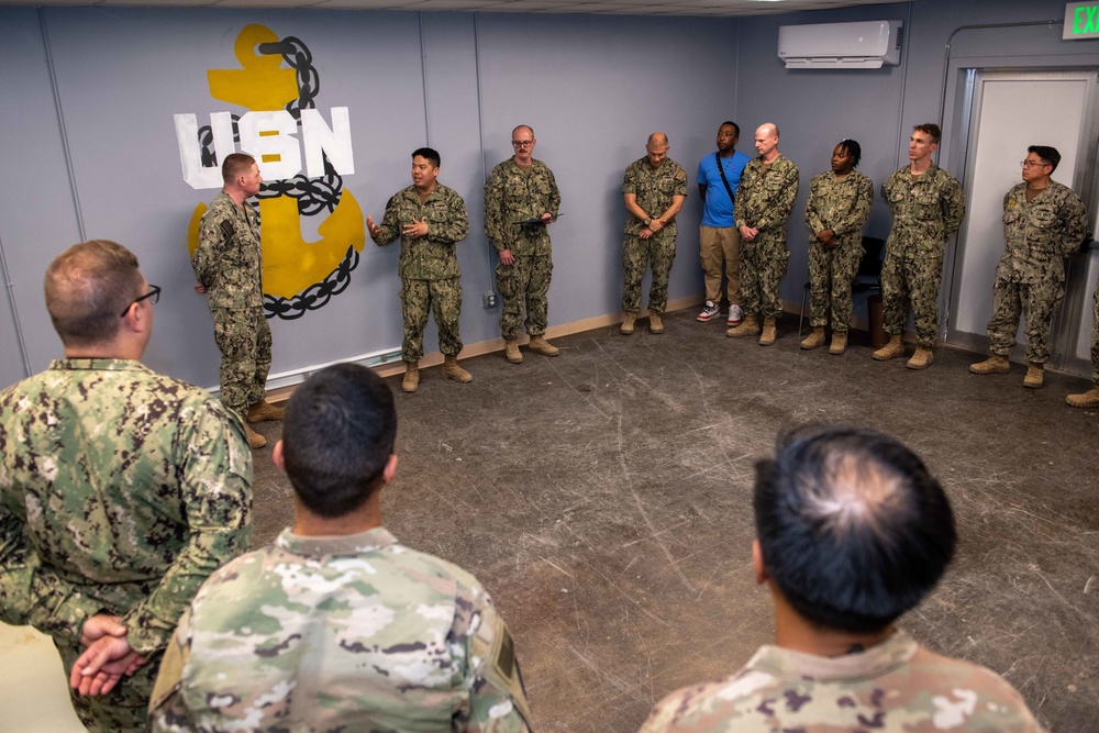 Reenlistment at Camp Lemonnier