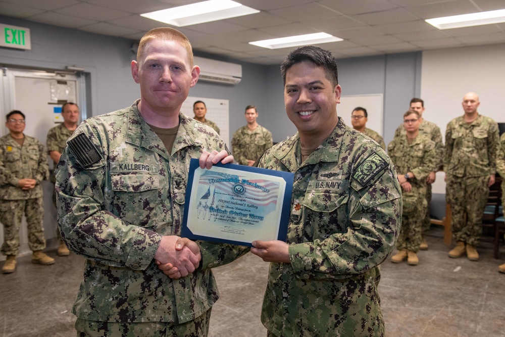 Reenlistment at Camp Lemonnier