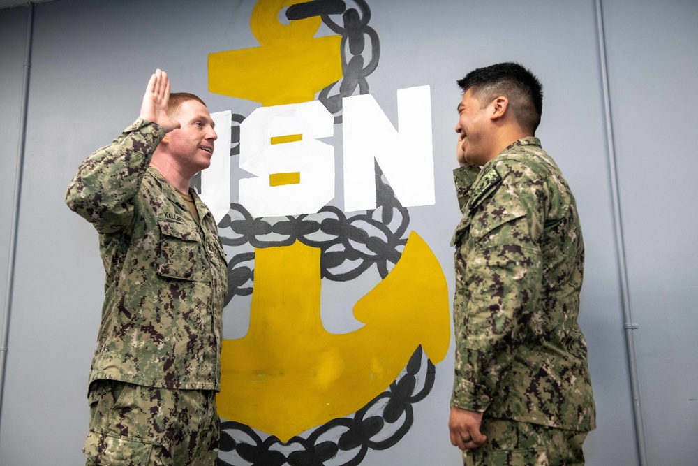 Reenlistment at Camp Lemonnier