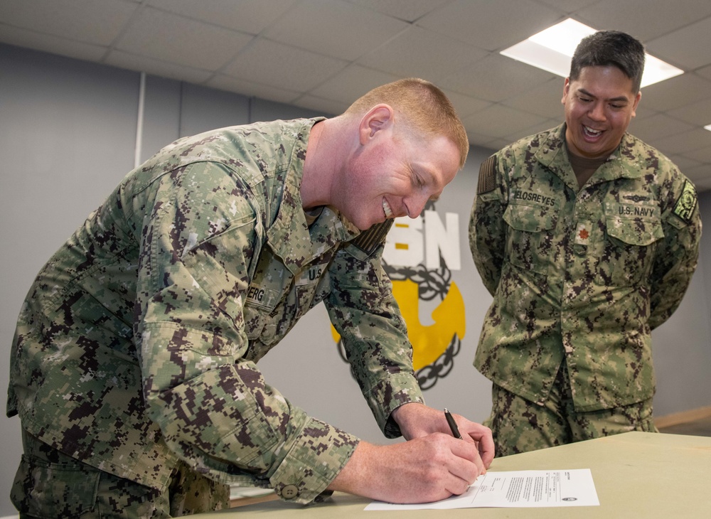 Reenlistment at Camp Lemonnier