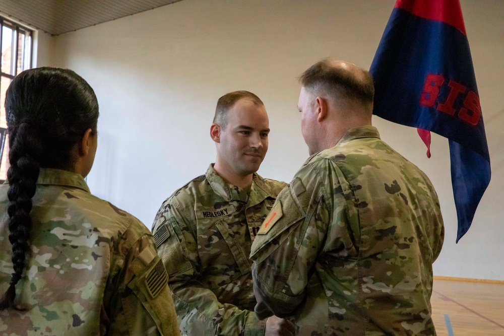 Signal, Intelligence, and Sustainment Company, Headquarters and Headquarters Battalion, 1st Infantry Division, Change of Command Ceremony