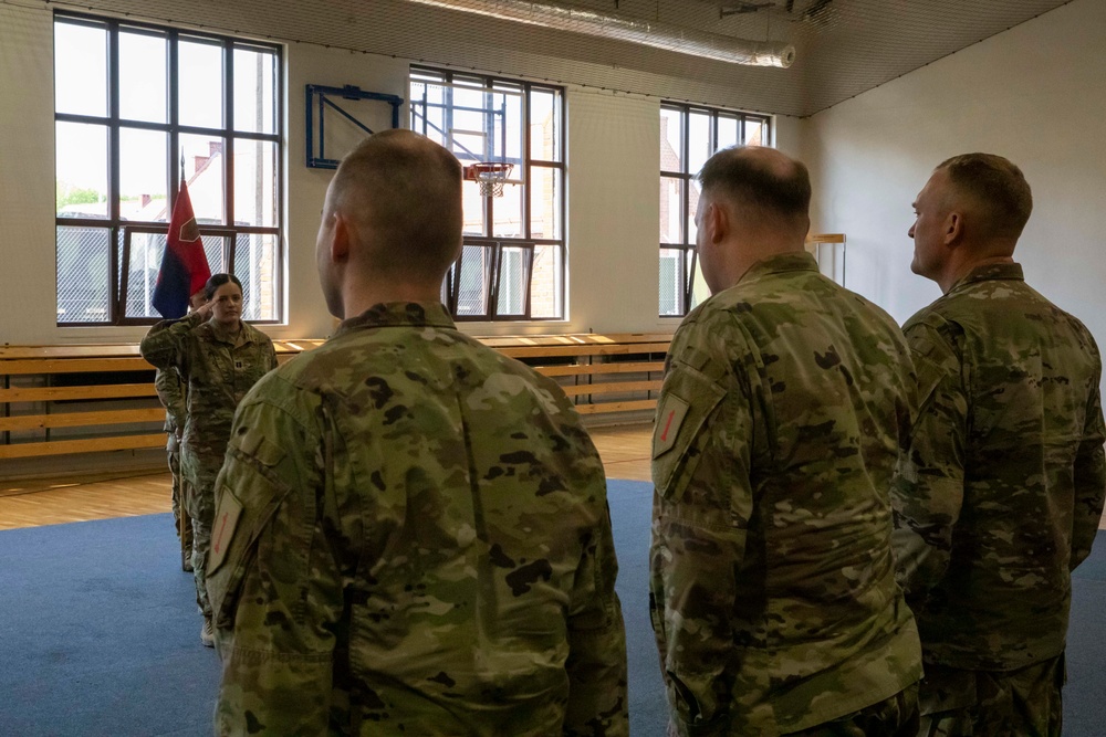 Signal, Intelligence, and Sustainment Company, Headquarters and Headquarters Battalion, 1st Infantry Division, Change of Command Ceremony