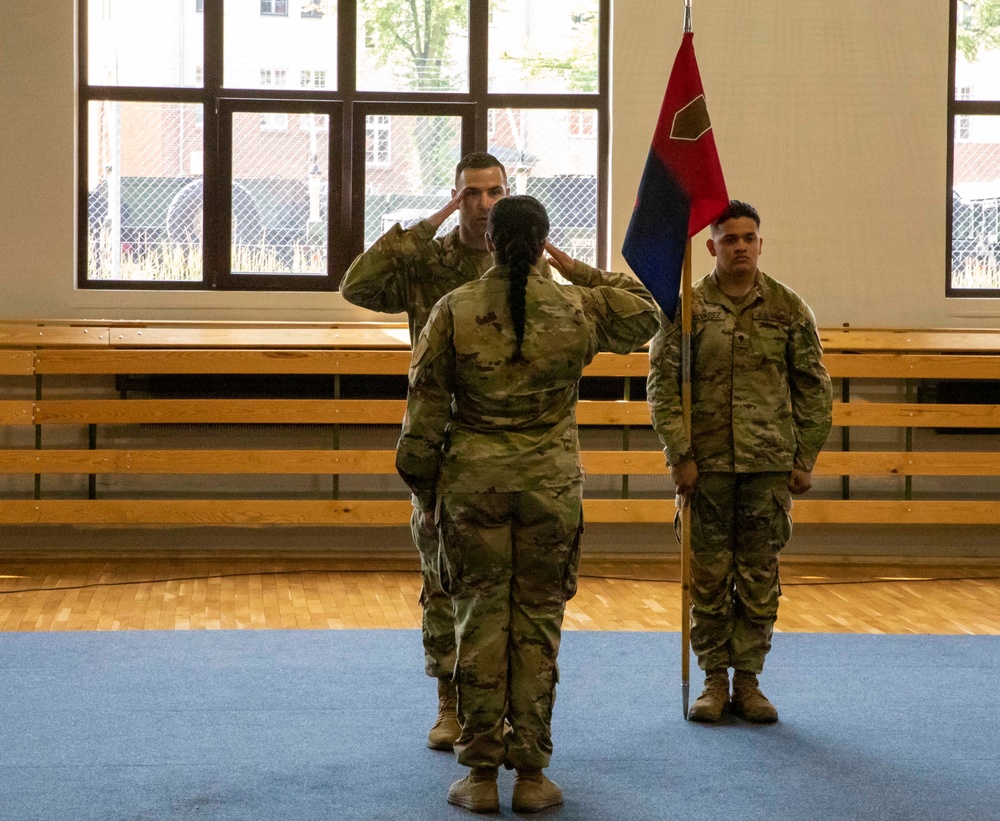 Signal, Intelligence, and Sustainment Company, Headquarters and Headquarters Battalion, 1st Infantry Division, Change of Command Ceremony