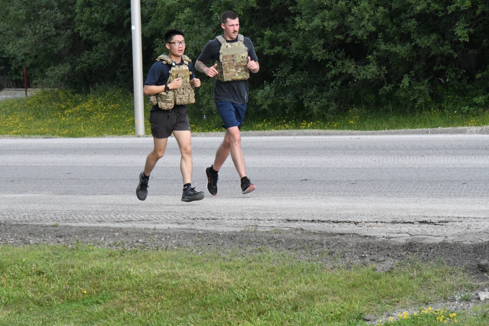 Patriotic fun run gathers Fort Drum community members to starting line