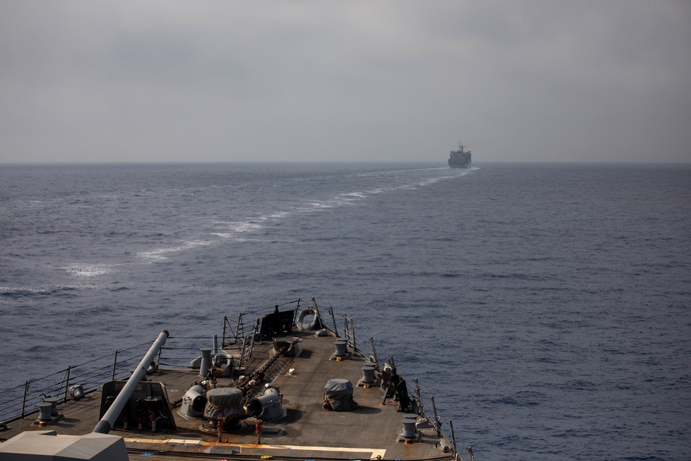 The USS Bainbridge is on a scheduled deployment in the U.S. Naval Forces Europe area of operations, employed by U.S. Sixth Fleet to defend U.S., Allied and Partner interests.