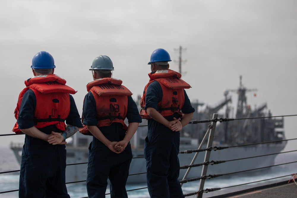 The USS Bainbridge is on a scheduled deployment in the U.S. Naval Forces Europe area of operations, employed by U.S. Sixth Fleet to defend U.S., Allied and Partner interests.