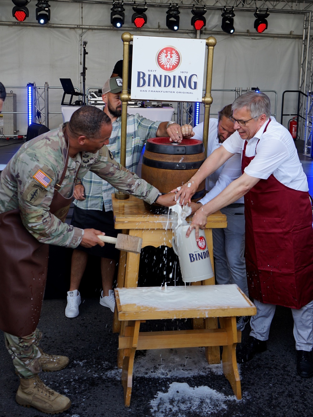 &quot;O'zapft is!&quot; - 6th German-American Friendship Fest opens its doors through 4th of July weekend on Wiesbaden’s Hainerberg