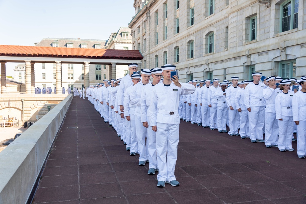 U.S. Naval Academy Class of 2026 Induction Day