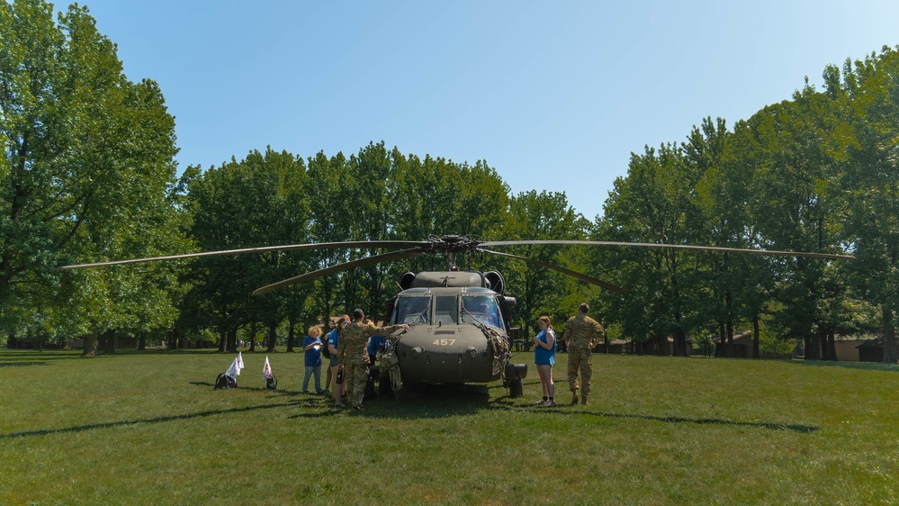 Gold Star Military Camp in Monticello, Illinois