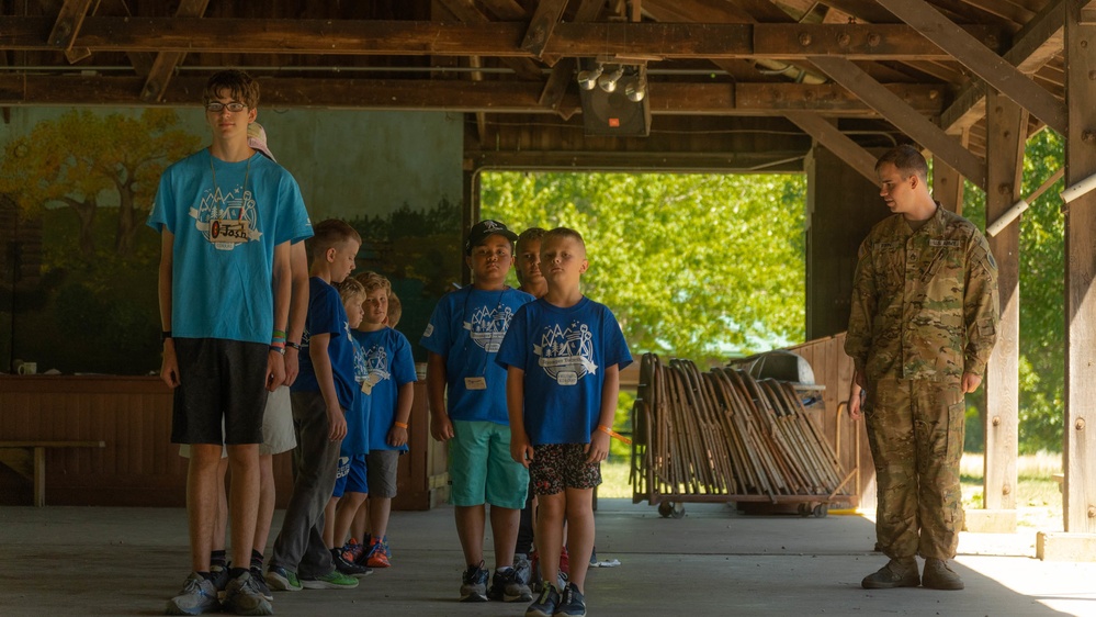 Gold Star Military Kids Camp in Monticello, Illinois